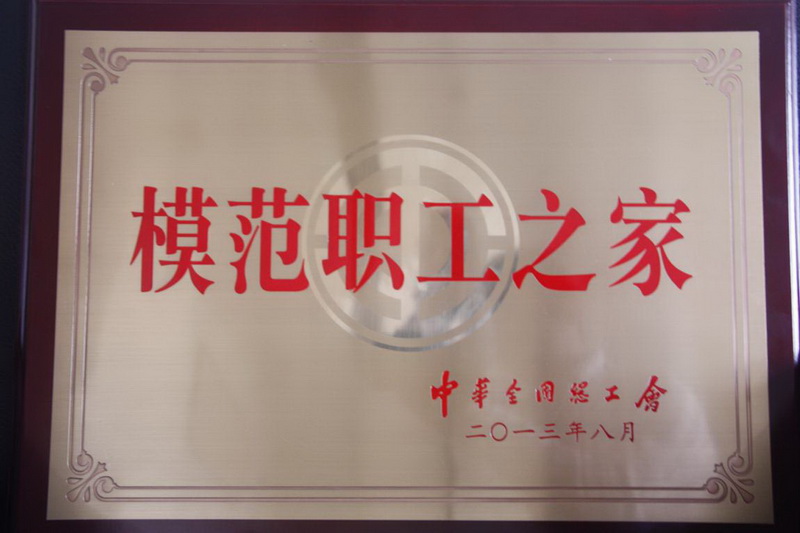 2013年11月26日，集团工会喜获全国“圭表职工之家”的殊荣